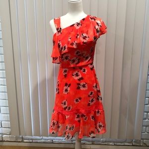 Neon Floral Summer Dress
